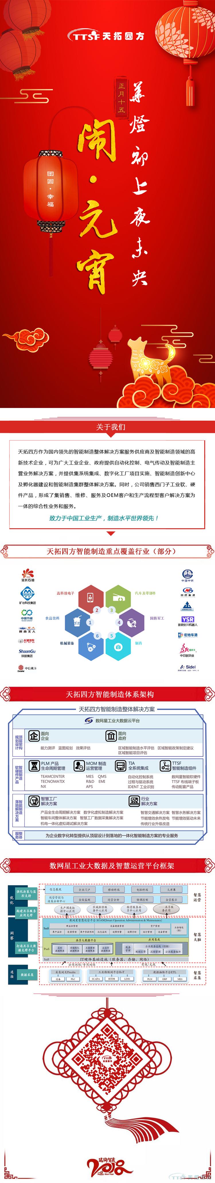 天拓四方祝大家闔家團圓、元宵節(jié)快樂,！